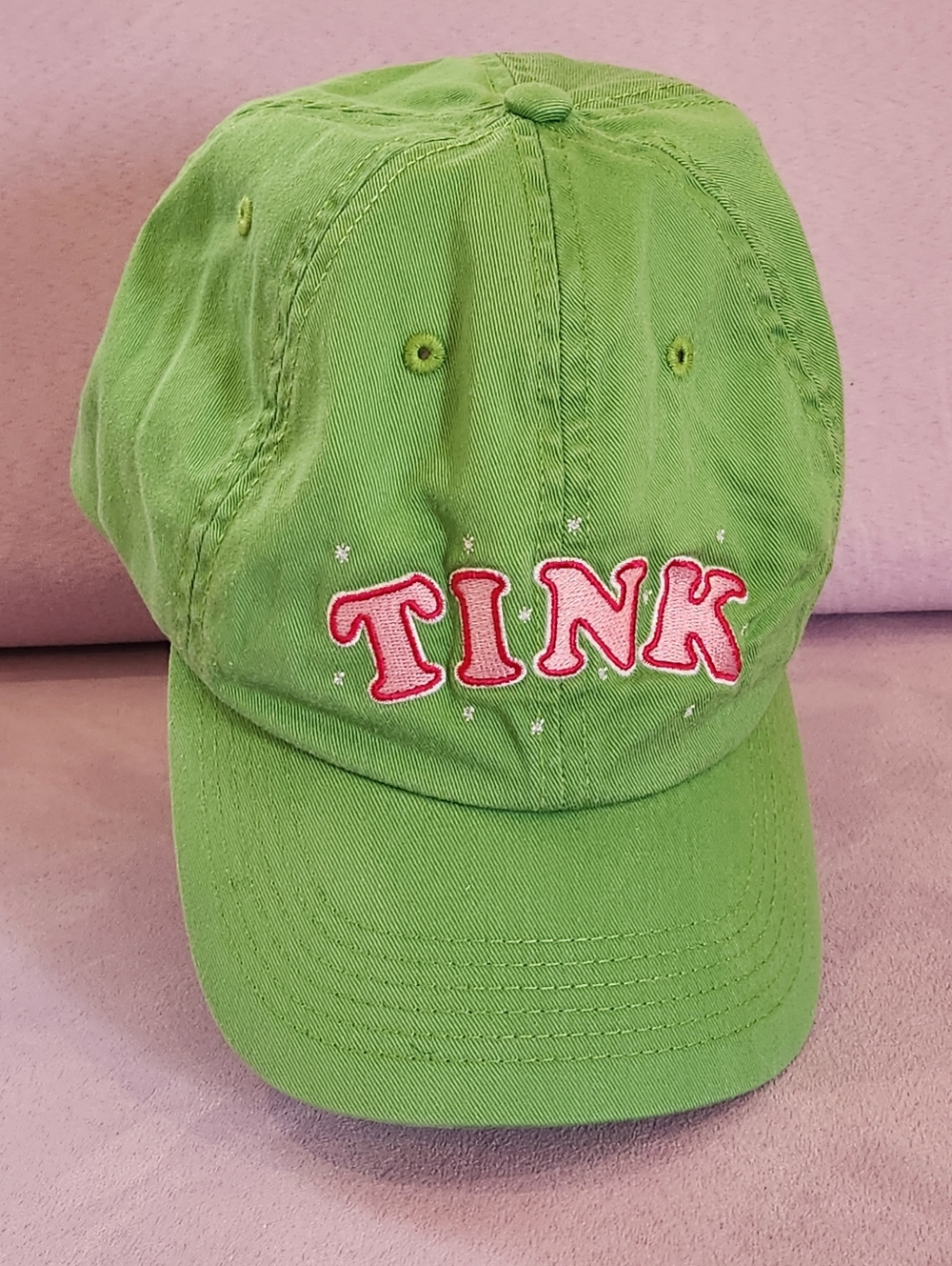 Y2K Disney Store Tinkerbell Children's Strapback Cotton Hat